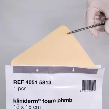 Kliniderm Foam Phmb 15x15 cm