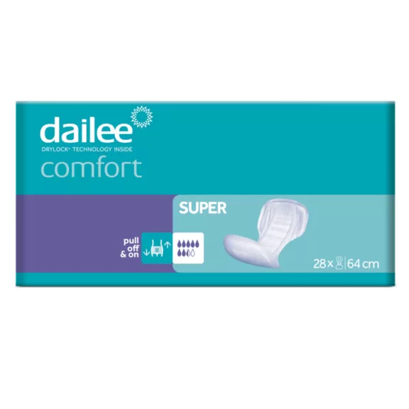 Dailee Comfort Super - inkontinencia betét 2641 ml (28 db) Dailee Comfort Super - inkontinencia betét 2641 ml (28 db)