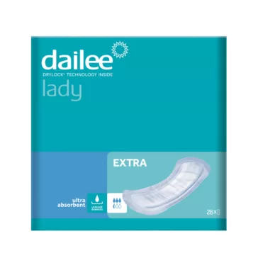 Dailee Lady Extra - inkontinencia betét 650 ml (28 db)