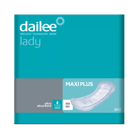 Dailee Lady Maxi Plus - inkontinencia betét 1120 ml (28 db)
