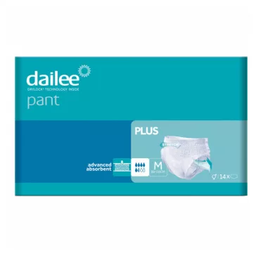  Dailee Pant Plus M - inkontinencia pelenkanadrág 1913 ml (15 db)