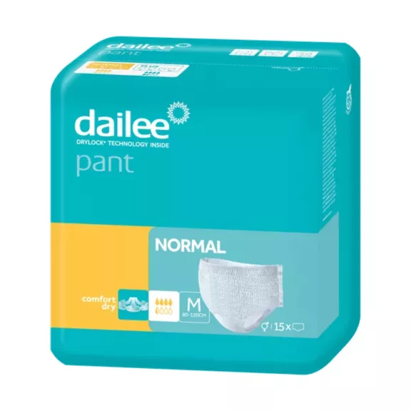 Dailee Pant Normal M - inkontinencia pelenkanadrág 1400 ml (15 db) Dailee Pant Normal M - inkontinencia pelenkanadrág 1400 ml (15 db)