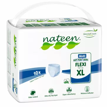 Nateen Flexi Maxi XL - inkontinencia pelenkanadrág (10db)