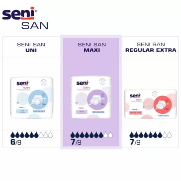 Seni SAN Maxi - inkontinencia betét 2200 ml (30 db)