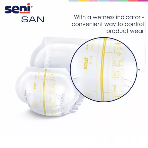 Seni SAN Normal - inkontinencia betét 1129 ml (30 db) Seni SAN Normal - inkontinencia betét 1129 ml (30 db)