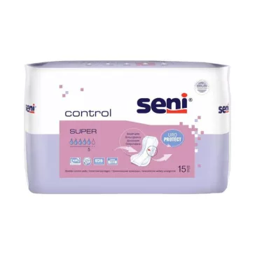 Seni Control Super - inkontinencia betét 910 ml (15 db)