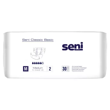  Seni Classic Basic M - felnőtt nadrágpelenka 1800 ml (30 db)