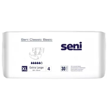   Seni Classic Basic XL - felnőtt nadrágpelenka 2000 ml (30 db)
