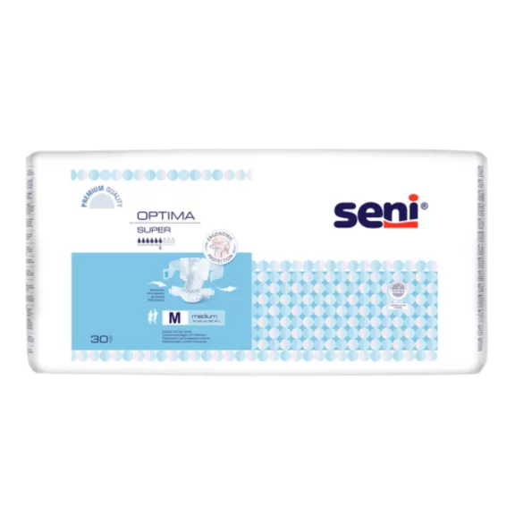 Seni Optima/Super M - Öves nadrágpelenka 2100 ml (30 db) Seni Optima/Super M - Öves nadrágpelenka 2100 ml (30 db)