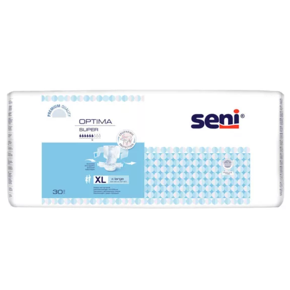 Seni Optima/Super XL - Öves nadrágpelenka 2600 ml (30 db) Seni Optima/Super XL - Öves nadrágpelenka 2600 ml (30 db)