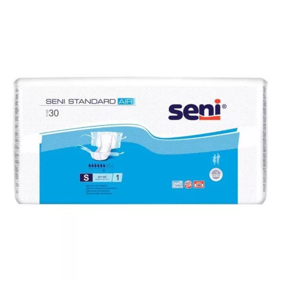Seni Standard Air S - felnőtt pelenka 1200 ml (30 db) Seni Standard Air S - felnőtt pelenka 1200 ml (30 db)