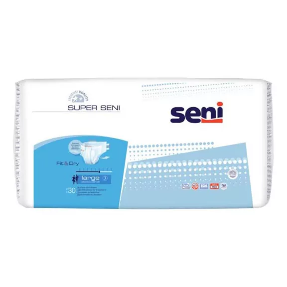 Seni Super L - nadrágpelenka 2600 ml (30 db) Seni Super L - nadrágpelenka 2600 ml (30 db)