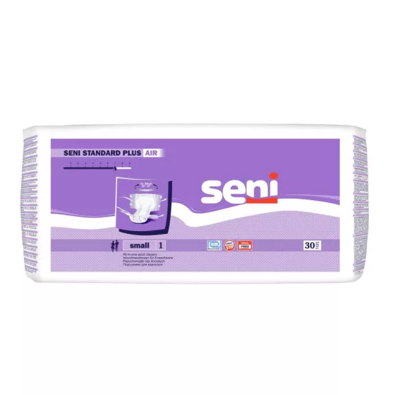Seni Standard Plus Air S - felnőtt pelenka 2100 ml (30 db) Seni Standard Plus Air S - felnőtt pelenka 2100 ml (30 db)