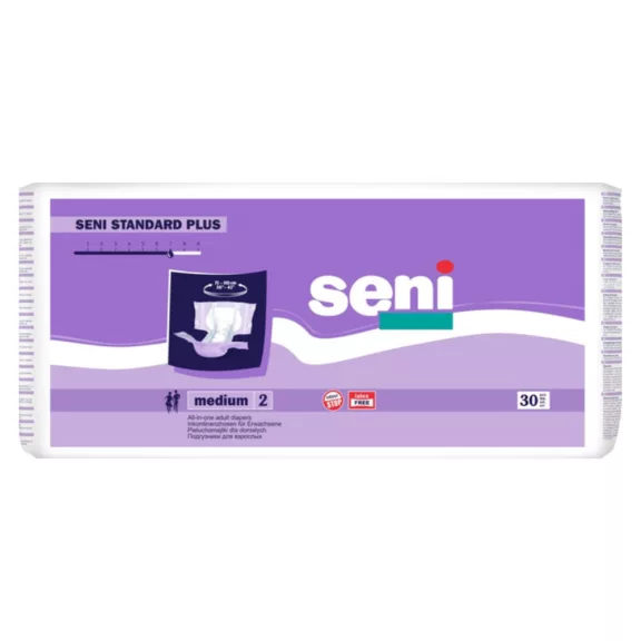 Seni Standard Plus Air M - felnőtt pelenka 2900 ml (30 db) Seni Standard Plus Air M - felnőtt pelenka 2900 ml (30 db)
