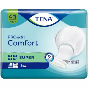 A TENA Comfort Super egy kényelmes kialakítású inkontinenciabetét olyan vásárlók számára, akik 