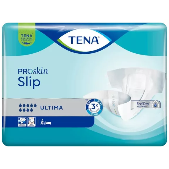 Az XL méretű TENA Slip Ultima inkontinencia-nadrágpelenka kiemelten hatékony védelmet nyújt súl Az XL méretű TENA Slip Ultima inkontinencia-nadrágpelenka kiemelten hatékony védelmet nyújt súl