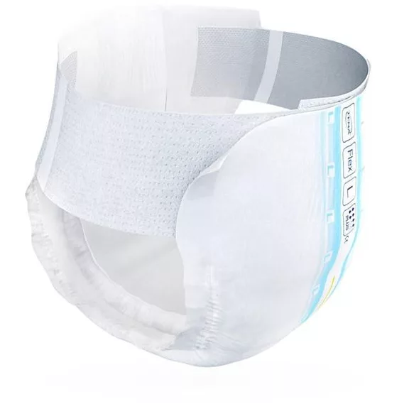Az L méretű TENA Flex Plus fenőttpelenka a gyors nedvszívó képességgel és kiváló nedvességtartó Az L méretű TENA Flex Plus fenőttpelenka a gyors nedvszívó képességgel és kiváló nedvességtartó