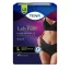 Az L méretű TENA Lady Pants Plus Noir inkontinencia fehérnemű magasított derékkal ellátott egys
