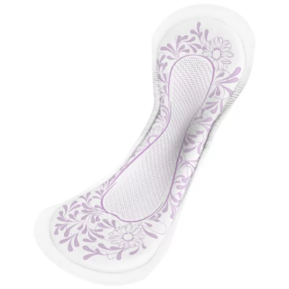 Az extra széles kivitelben készített, hátul szélesedő TENA Lady Protect+ Normal Night inkontine