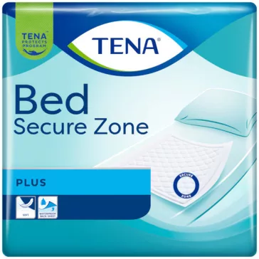 A harminc darabos kiszerelésben kapható TENA Bed Plus 60x90 centiméter nagyságú antidecubitus b