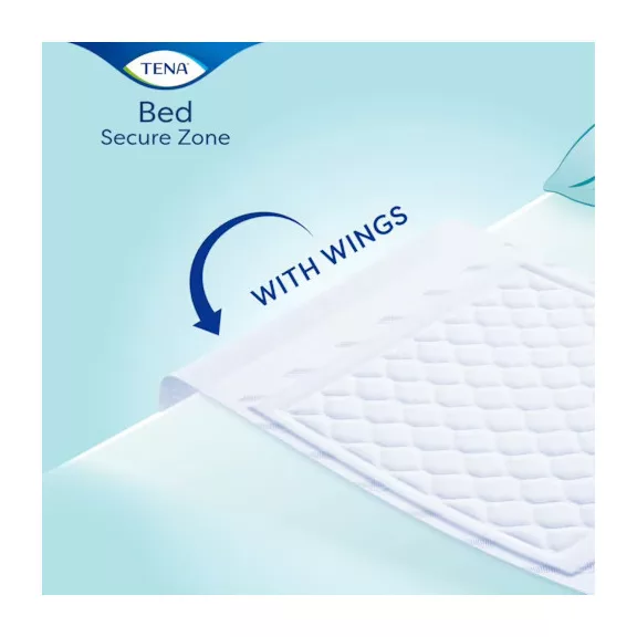 A 20 darabos kiszerelésben kapható TENA Bed Wing Plus 180x80 centiméter nagyságú antidecubitus A 20 darabos kiszerelésben kapható TENA Bed Wing Plus 180x80 centiméter nagyságú antidecubitus