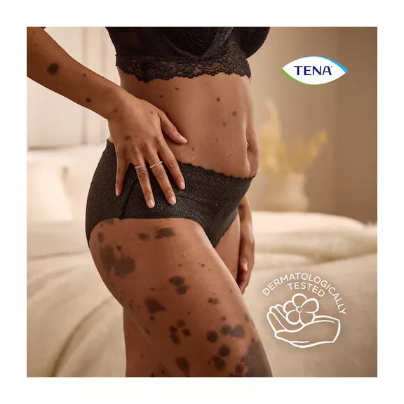 TENA Silhouette Plus M - Fekete inkontinencia fehérnemű (12 db)