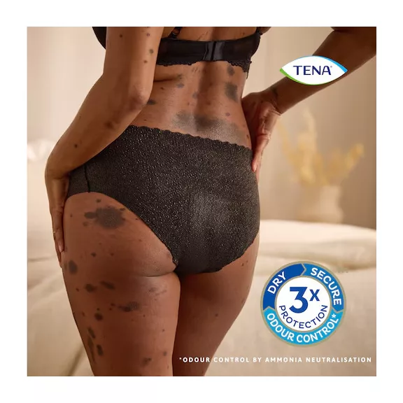 TENA Silhouette Plus L - Fekete inkontinencia fehérnemű (10 db)
