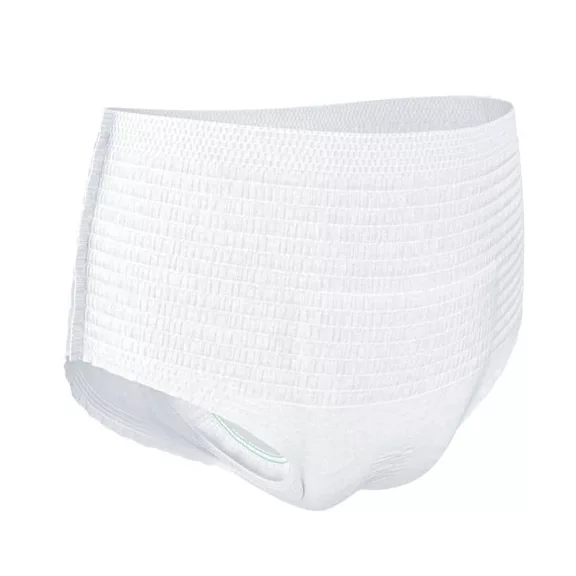 A tizenkét darabos kiszerelésben kapható, XL-es TENA Pants Super pelenkanadrág nedvességcsökken