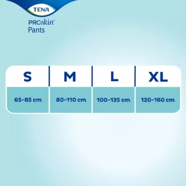 Az S-es TENA ProSkin Pants Maxi pelenkanadrág a könnyedén felhúzható kialakításának köszönhetőe