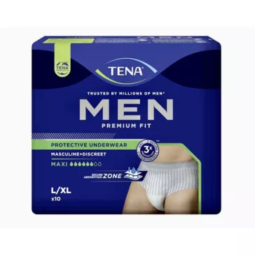 A 8 darabos kiszerelésű TENA Men Level 4 Maxi L/XL inkontinencia alsónadrág véget vet a szivárg